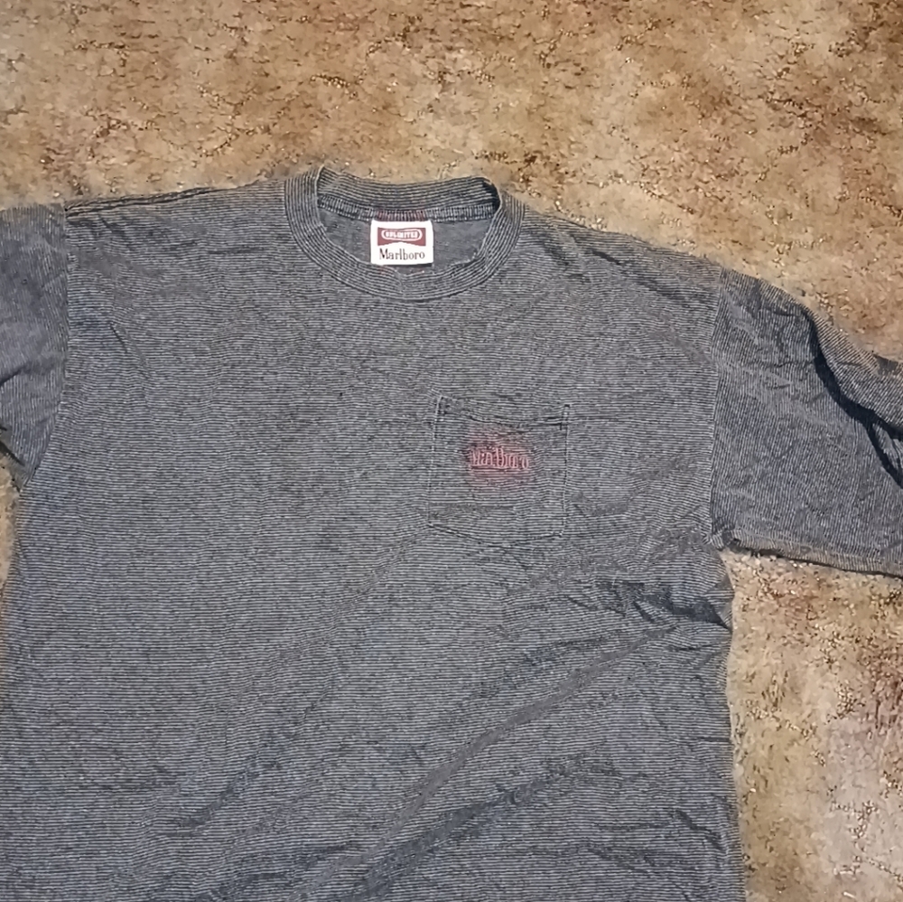 Marlboro Vintage Gray Pocket 1990s xl